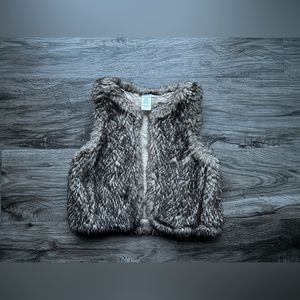 Carters faux fur vest 6T
